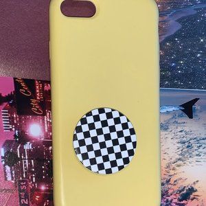 Yellow Phone Case and Popsocket